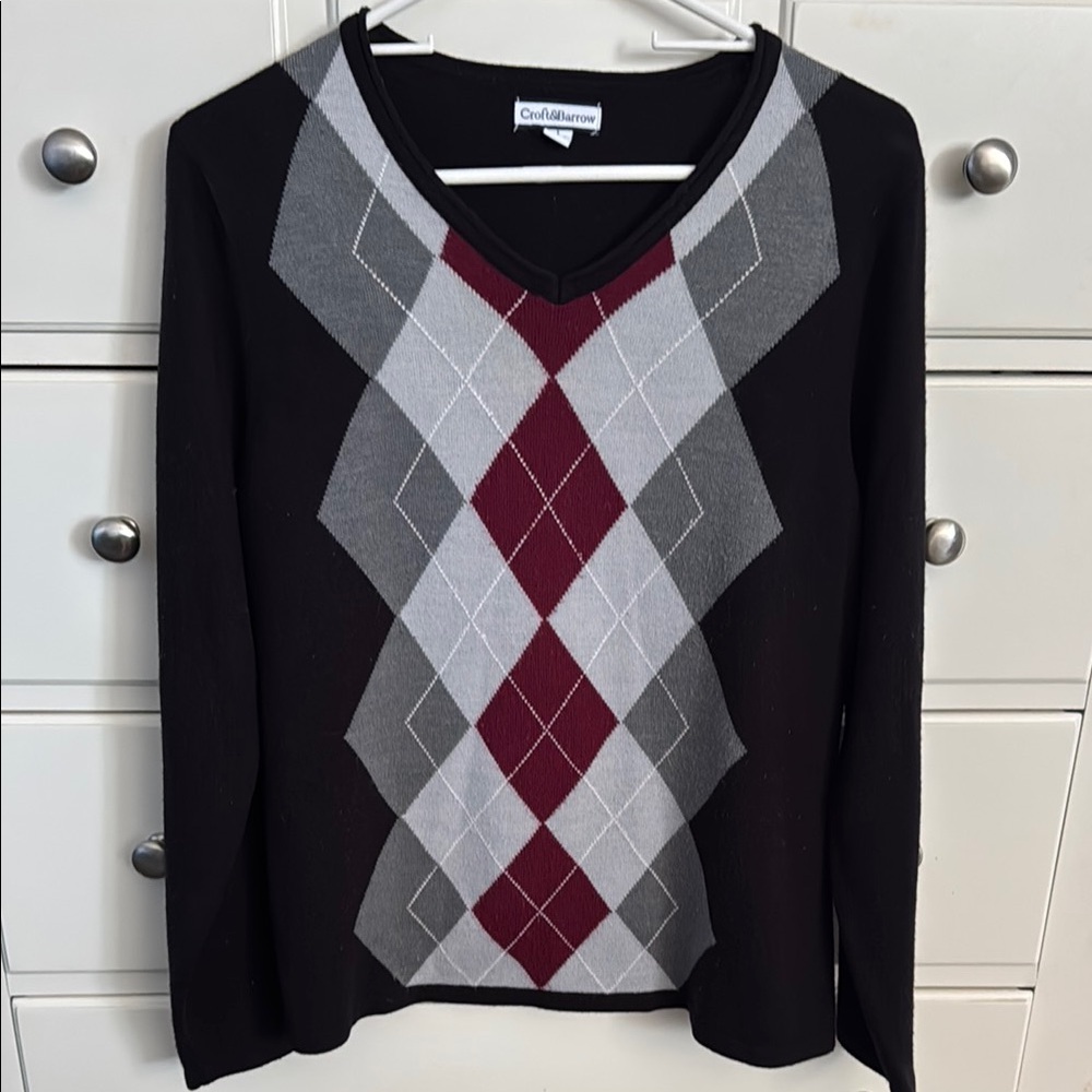 Craft & Barrow Argyle Sweater